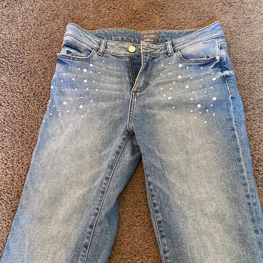 Pearl studded jeans!